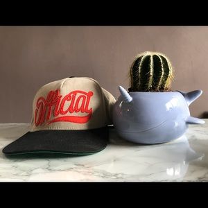 OFFICIAL orange logo and grey hat. O/S